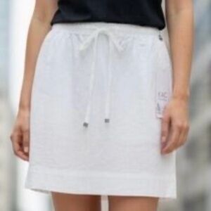 C&C California White Linen Skirt Large
